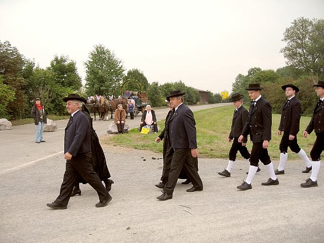 Der Trachtenverein beim Umzug in Donaueschingen