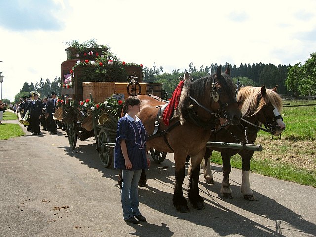 Der Hochzeitszug bei der 900 Jahrfeier in Grningen 