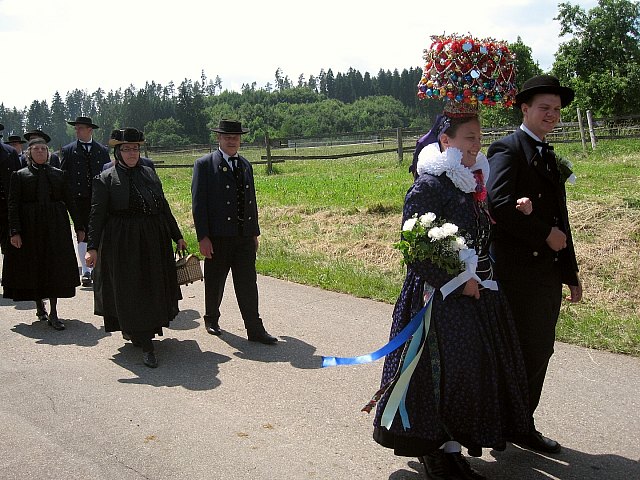 Der Hochzeitszug bei der 900 Jahrfeier in Grningen 