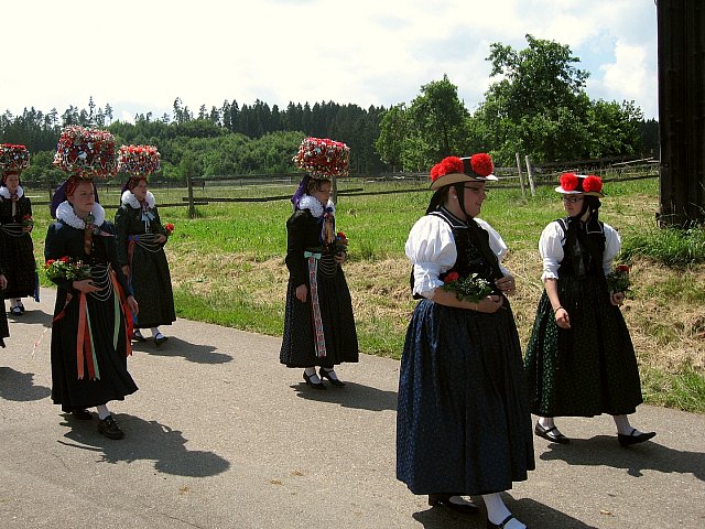 Der Hochzeitszug bei der 900 Jahrfeier in Grningen 