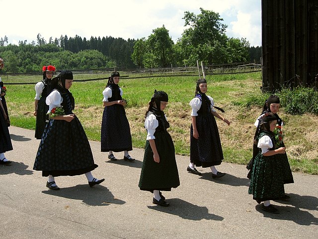 Der Hochzeitszug bei der 900 Jahrfeier in Grningen 