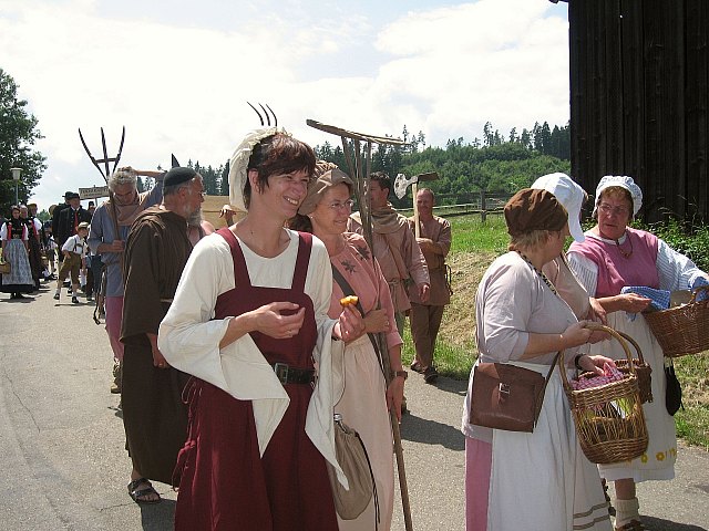 Bilder des historischen Umzugs in Grningen 