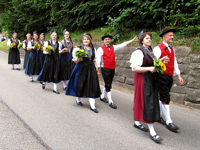 Der Festzug beim Gautrachtentreffen 