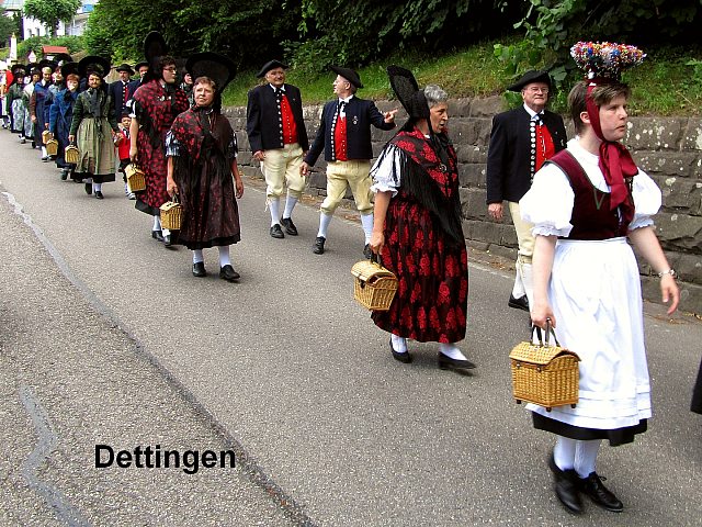 Der Festzug beim Gautrachtentreffen 