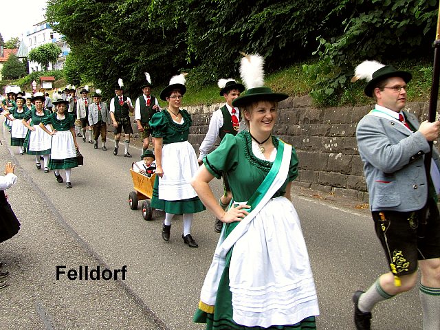 Der Festzug beim Gautrachtentreffen 