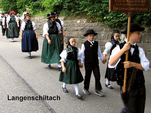 Der Festzug beim Gautrachtentreffen 