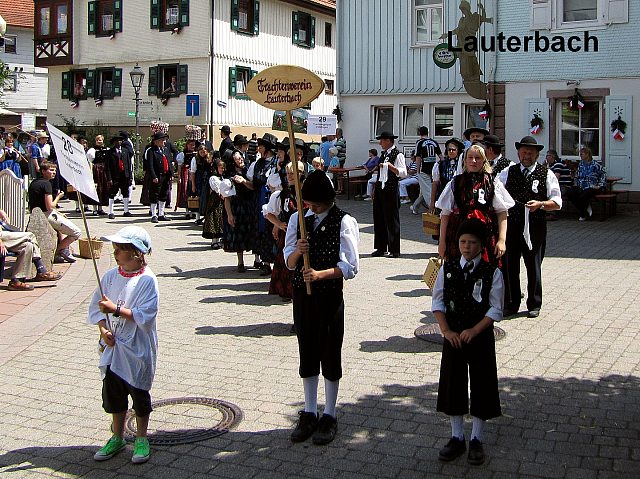 Der Festzug beim Gautrachtentreffen 