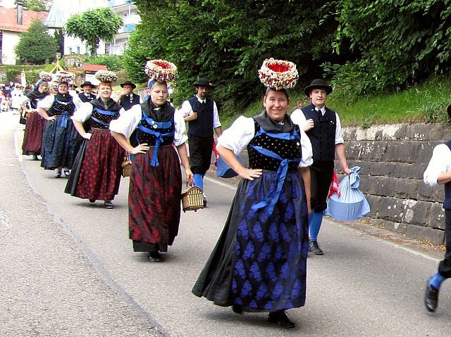 Der Festzug beim Gautrachtentreffen 