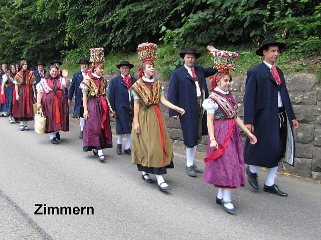 Der Festzug beim Gautrachtentreffen 