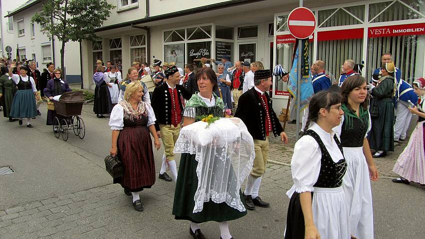 Der Festzug beim Landestrachtenfest 