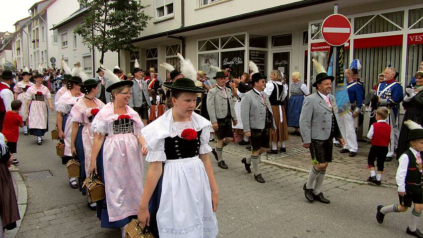 Der Festzug beim Landestrachtenfest 