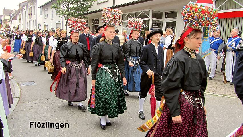 Der Festzug beim Landestrachtenfest 