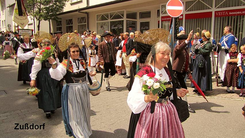 Der Festzug beim Landestrachtenfest 