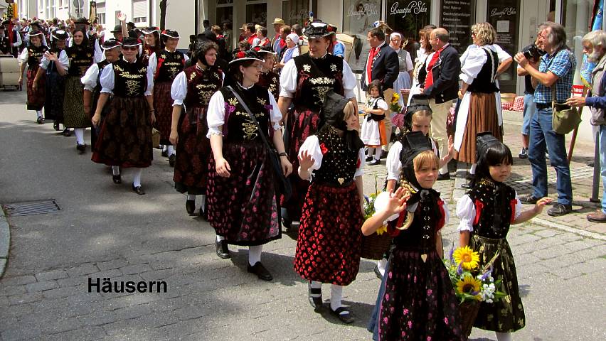 Der Festzug beim Landestrachtenfest 