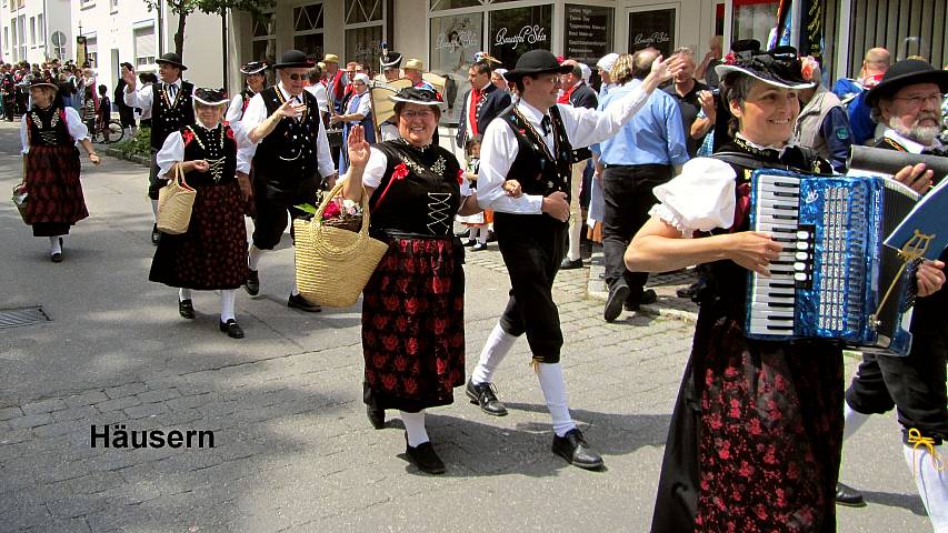 Der Festzug beim Landestrachtenfest 