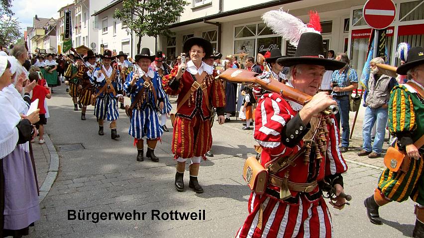 Der Festzug beim Landestrachtenfest 