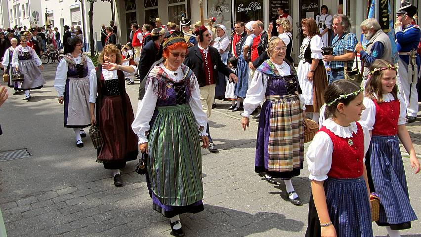 Der Festzug beim Landestrachtenfest 