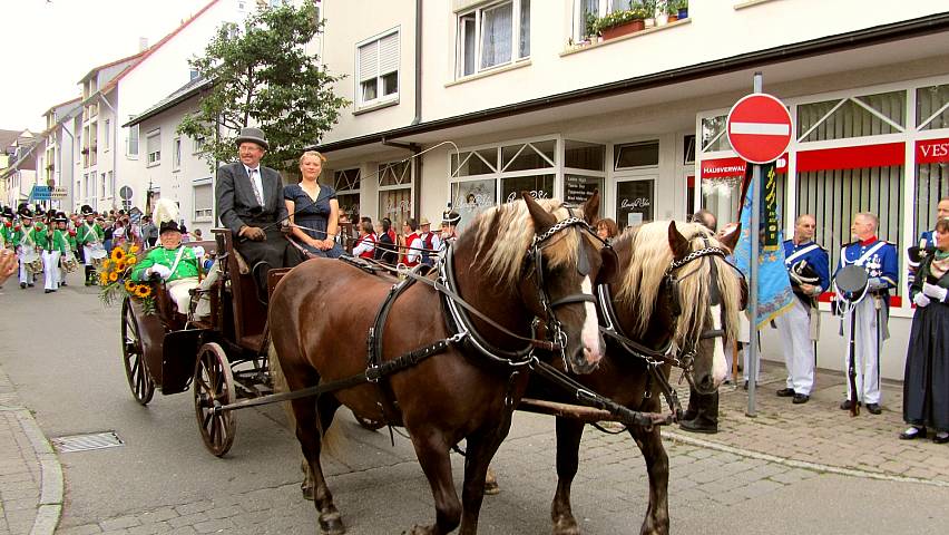 Der Festzug beim Landestrachtenfest 