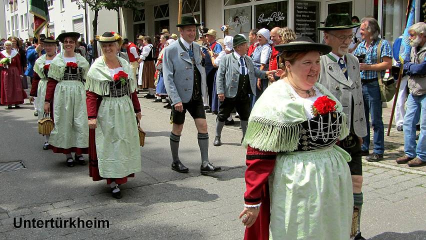 Der Festzug beim Landestrachtenfest 