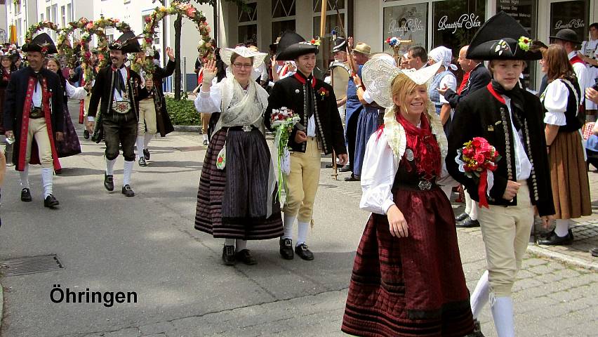 Der Festzug beim Landestrachtenfest 