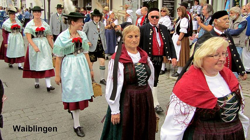 Der Festzug beim Landestrachtenfest 