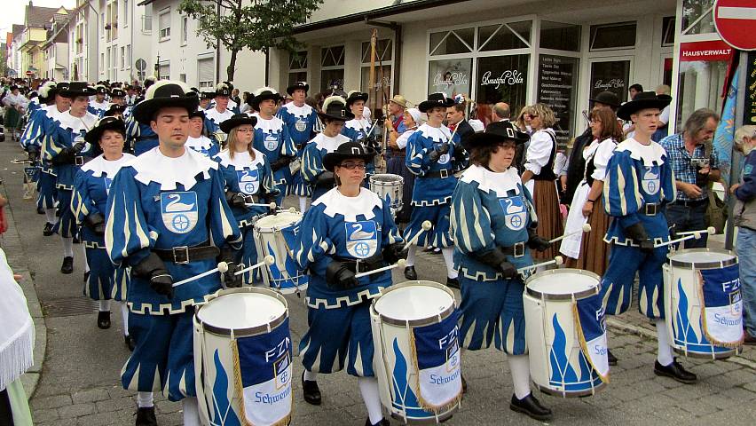 Der Festzug beim Landestrachtenfest 