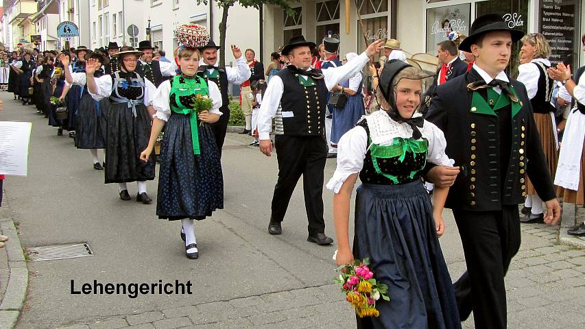 Der Festzug beim Landestrachtenfest 