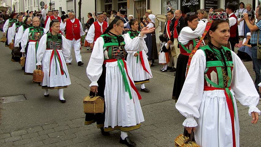 Der Festzug beim Landestrachtenfest 