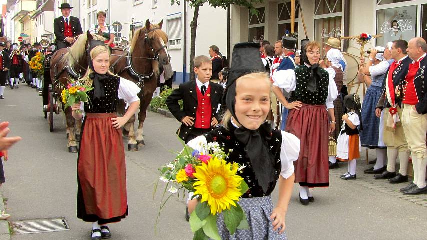 Der Festzug beim Landestrachtenfest 