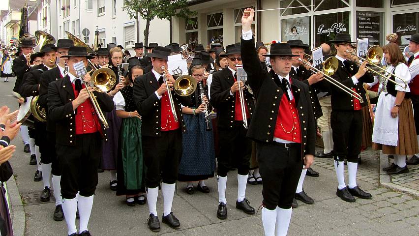 Der Festzug beim Landestrachtenfest 