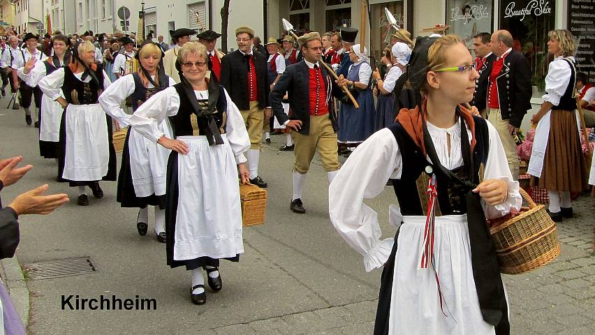 Der Festzug beim Landestrachtenfest 