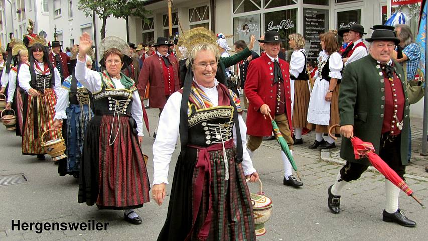 Der Festzug beim Landestrachtenfest 