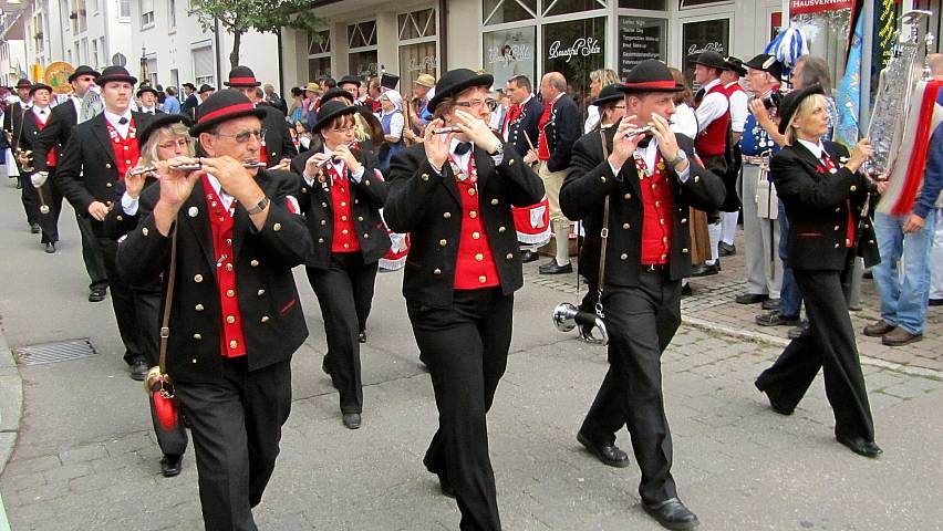 Der Festzug beim Landestrachtenfest 