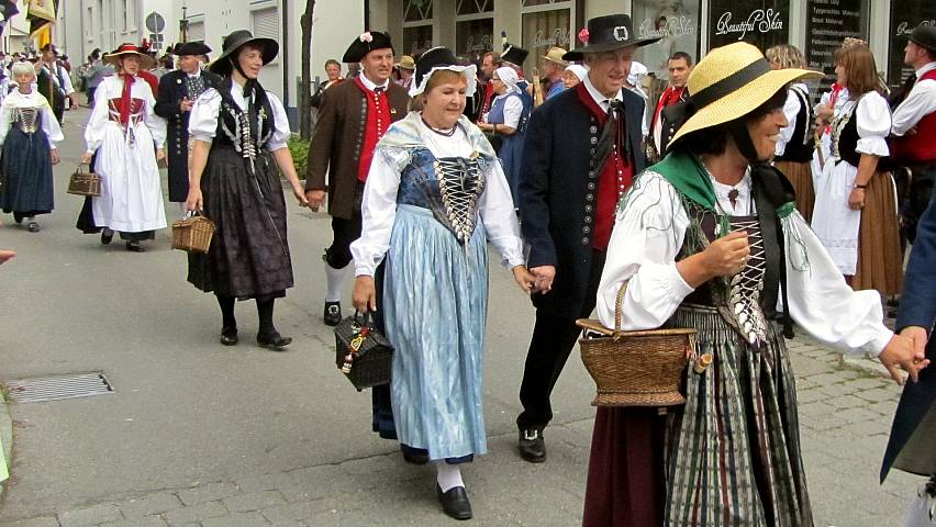 Der Festzug beim Landestrachtenfest 