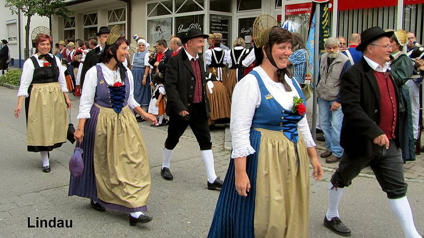 Der Festzug beim Landestrachtenfest 