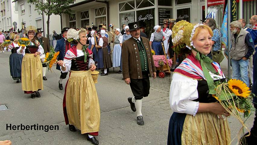 Der Festzug beim Landestrachtenfest 