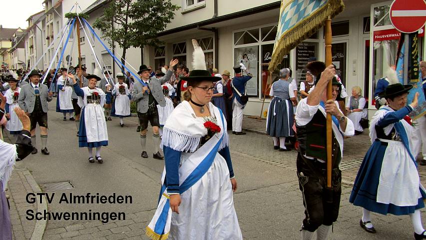 Der Festzug beim Landestrachtenfest 