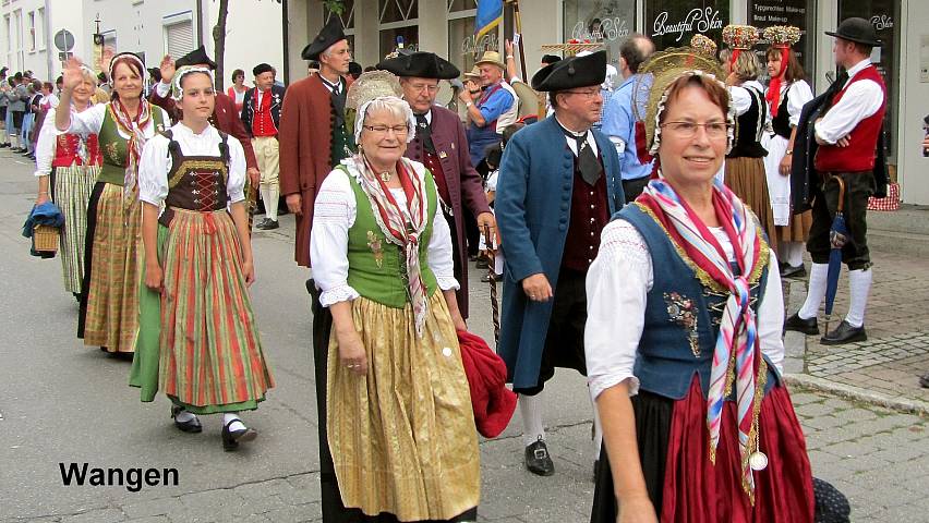 Der Festzug beim Landestrachtenfest 