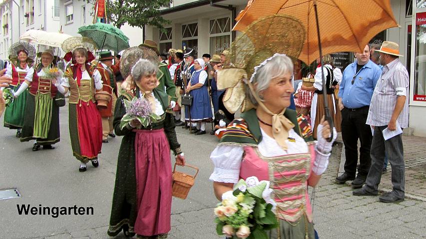 Der Festzug beim Landestrachtenfest 