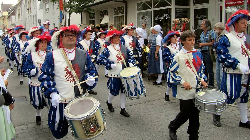 Der Festzug beim Landestrachtenfest 