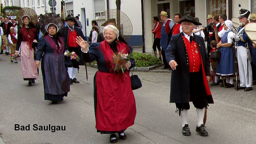 Der Festzug beim Landestrachtenfest 