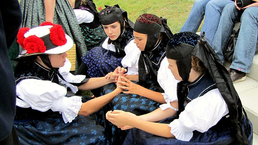 Der Trachtenverein beim Landestrachtenfest in Schwenningen 