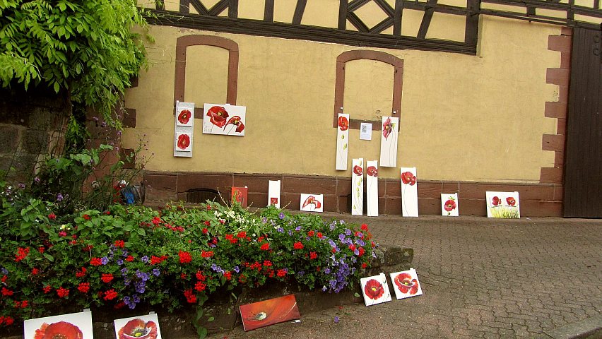 Das Stdtchen Imbsheim und der Kunsthandwerkermarkt 