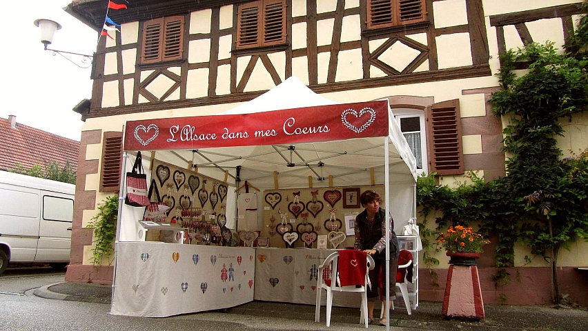 Das Stdtchen Imbsheim und der Kunsthandwerkermarkt 