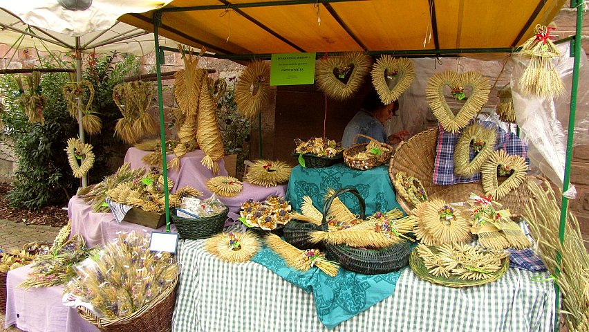 Das Stdtchen Imbsheim und der Kunsthandwerkermarkt 