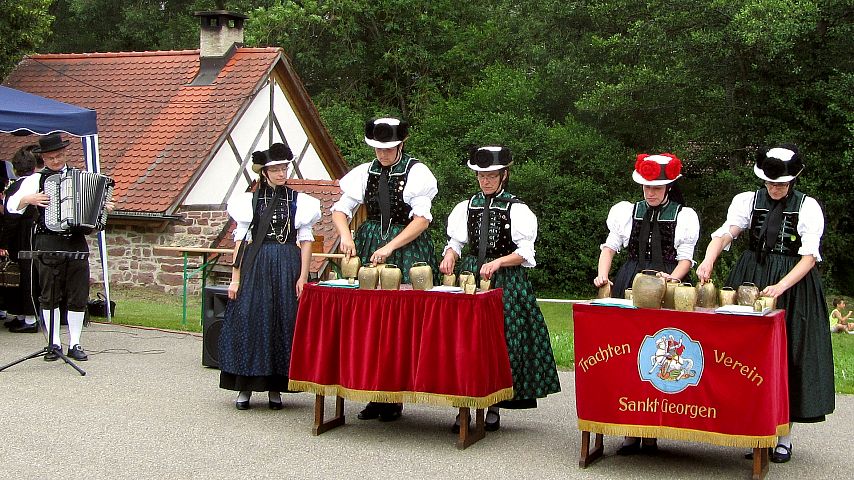 Der Auftritt beim Gautrachtentreffen in Niedereschach 