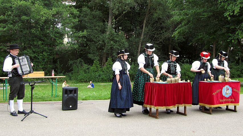 Der Auftritt beim Gautrachtentreffen in Niedereschach 