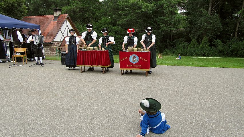 Der Auftritt beim Gautrachtentreffen in Niedereschach 