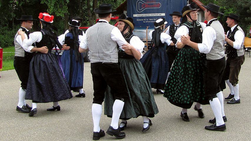 Der Auftritt beim Gautrachtentreffen in Niedereschach 