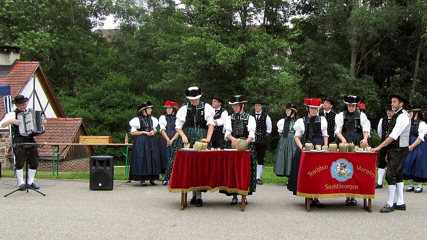 Der Auftritt beim Gautrachtentreffen in Niedereschach 